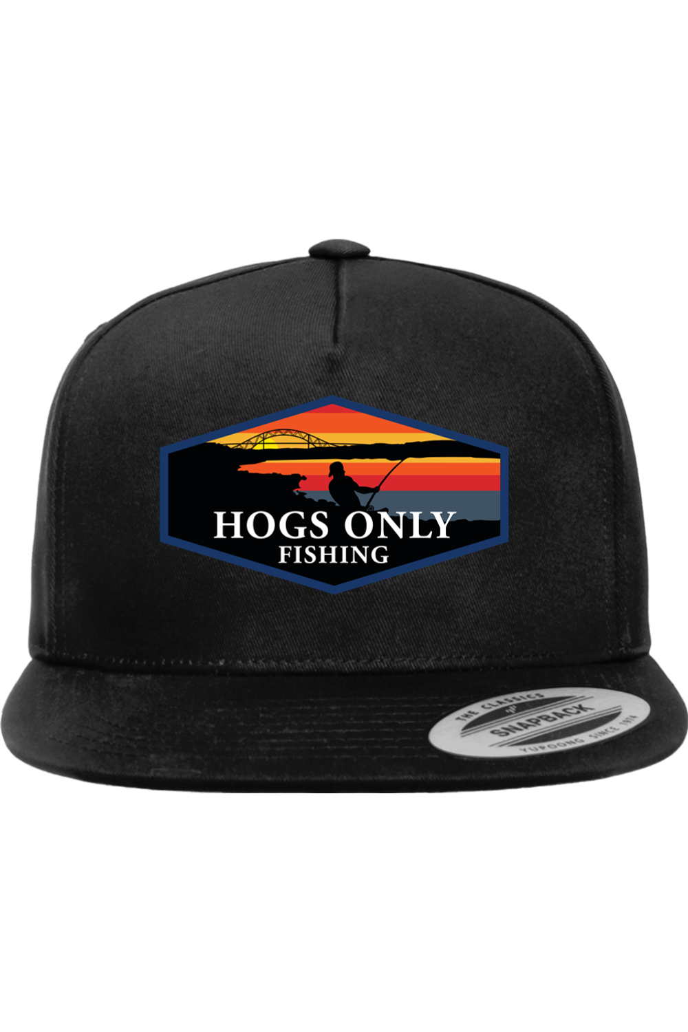 Hogs Only Flat Brim hat