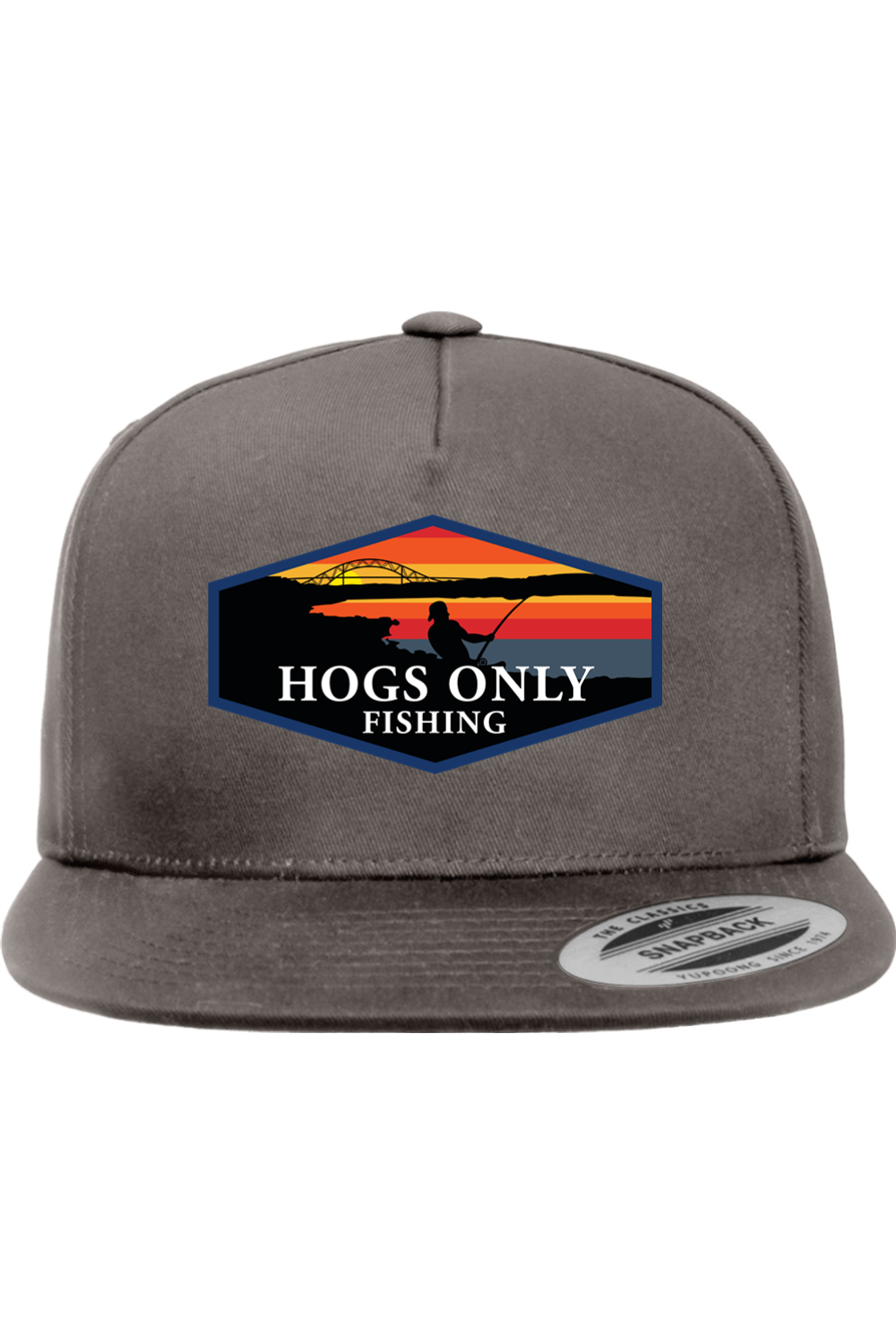 Hogs Only Flat Brim hat