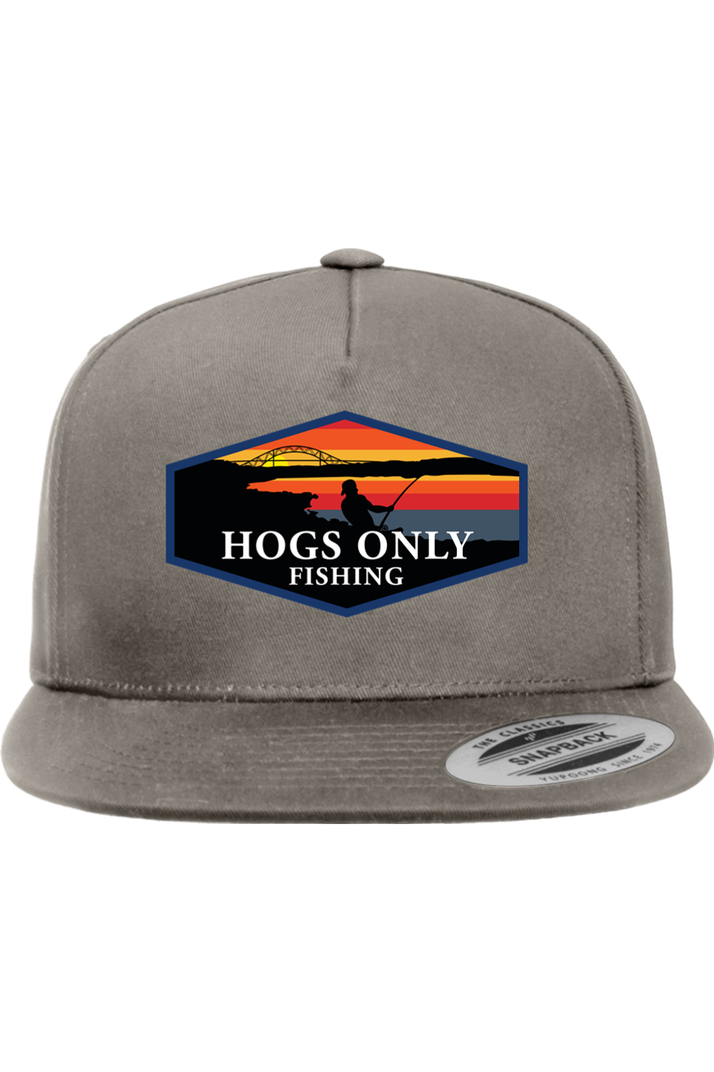 Hogs Only Flat Brim hat