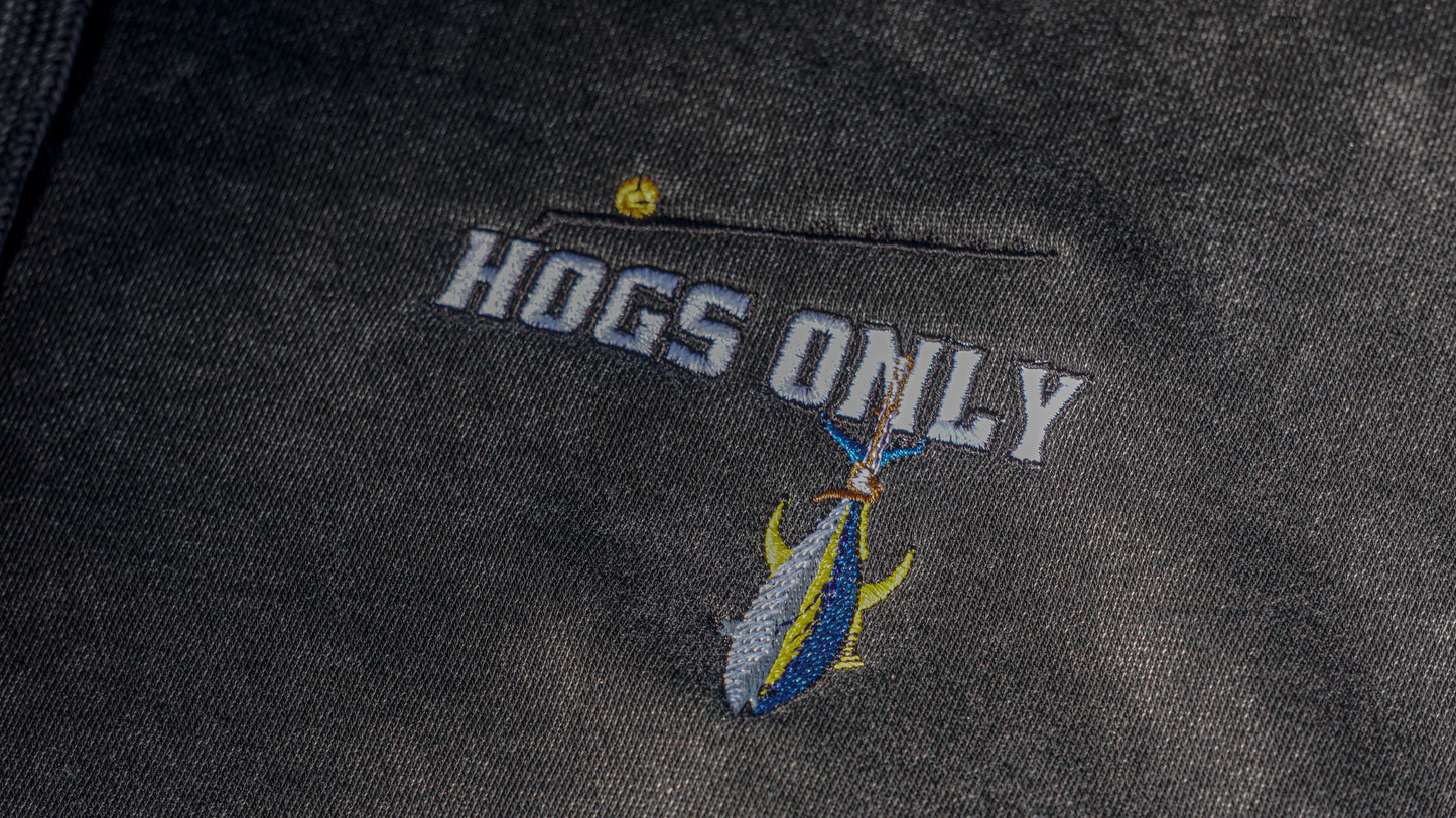 Hogs Only Embroidery Sweatshirt