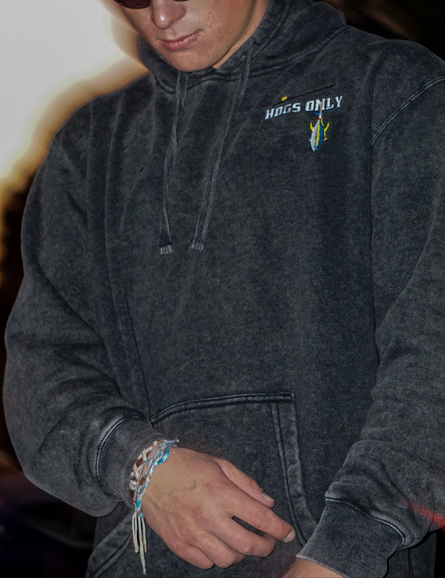 Hogs Only Embroidery Sweatshirt