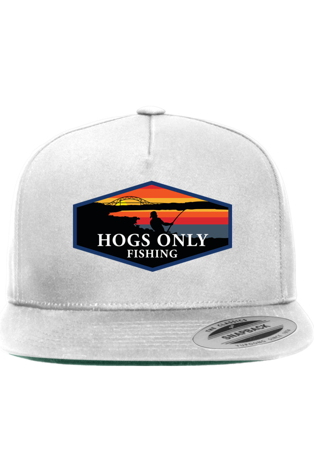 Hogs Only Flat Brim Hat