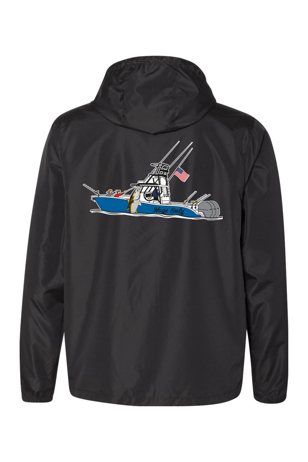 Hogs Only Boat Lightweight Windbreaker