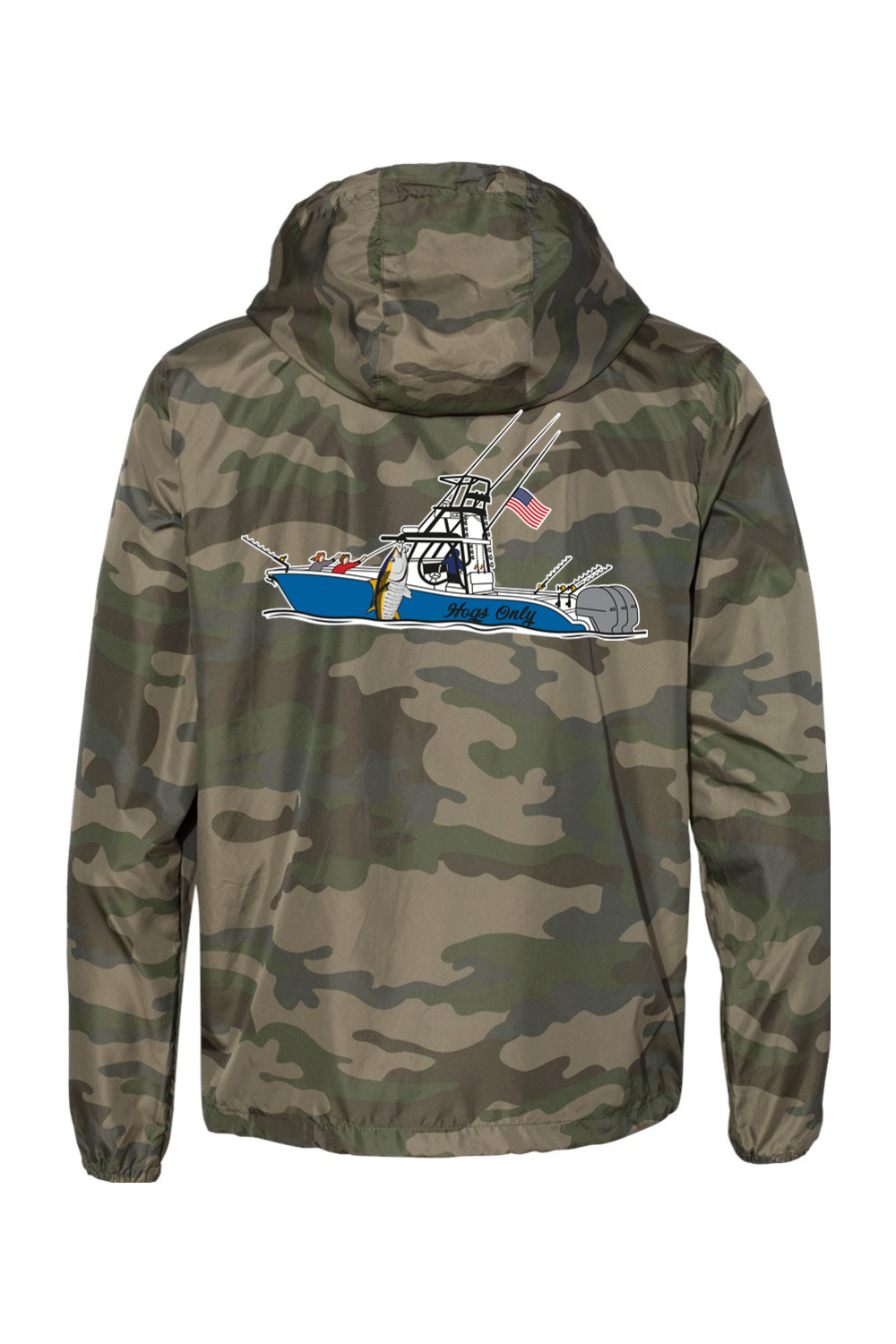 Hogs Only Boat Lightweight Windbreaker