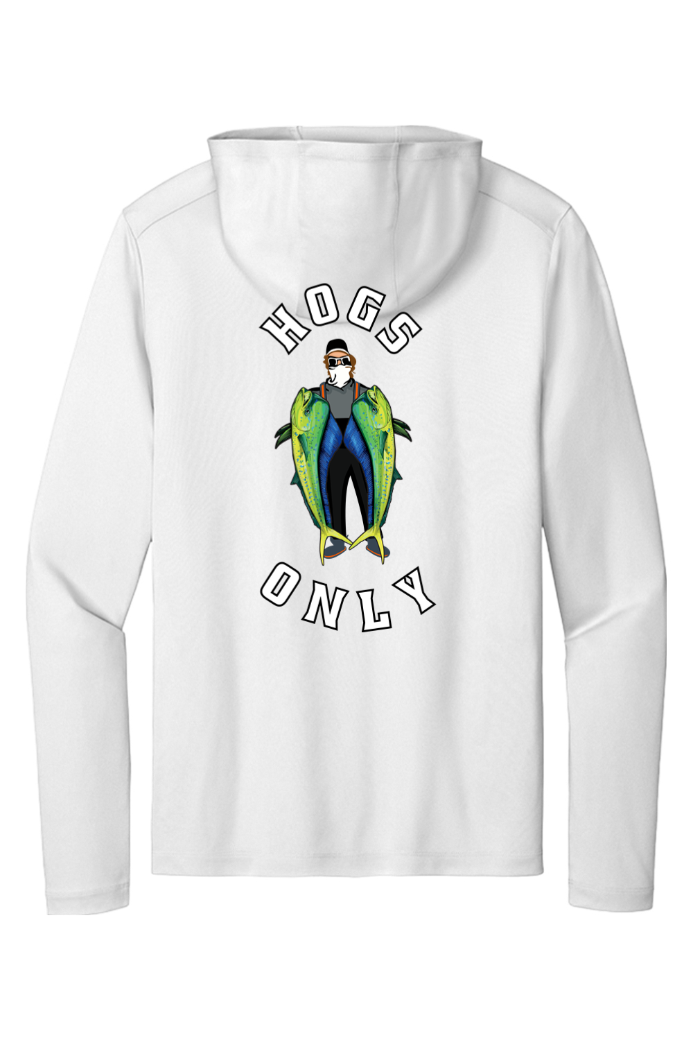 Hogs Only Mahi Performance Fishing Hoodie