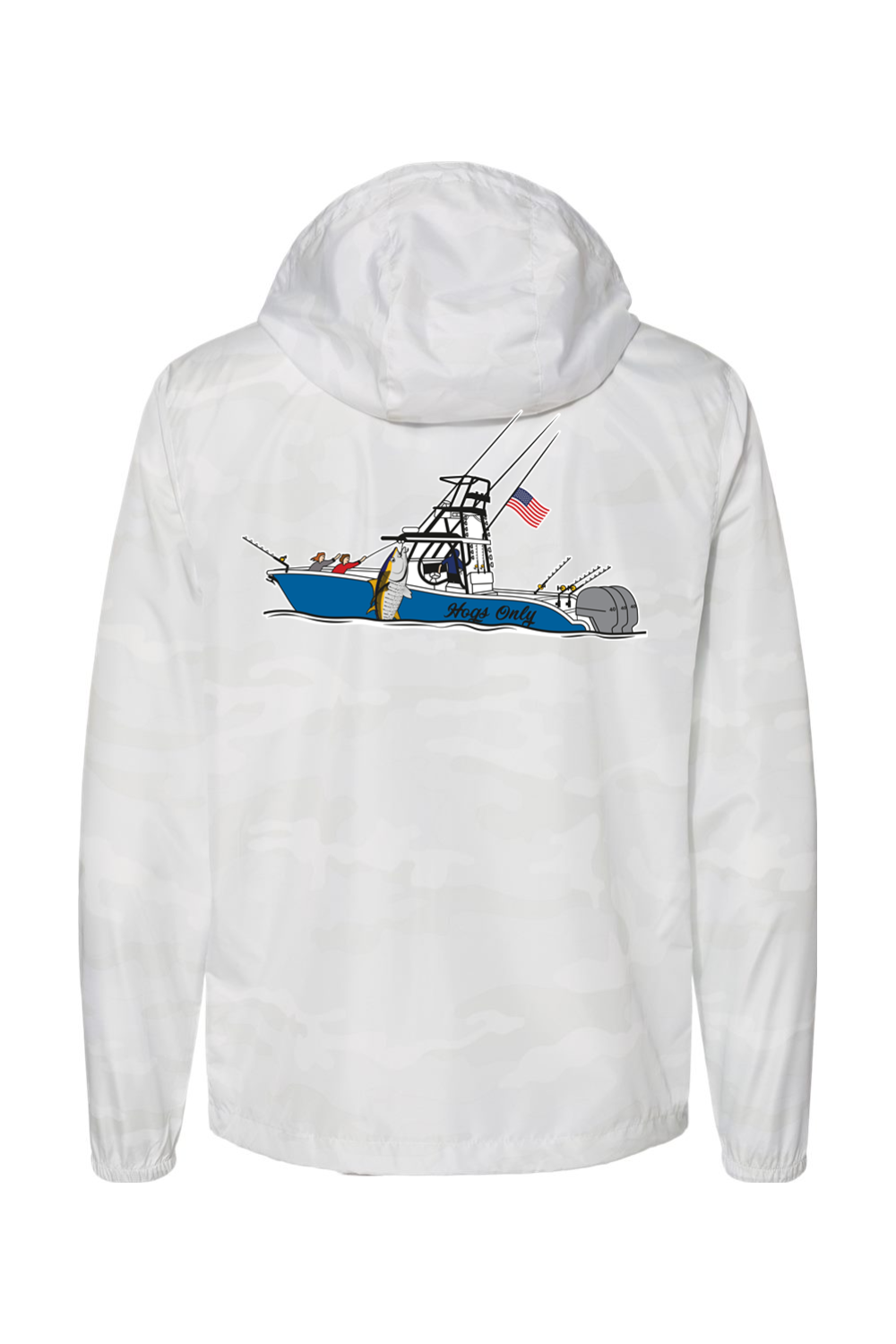 Hogs Only Boat Lightweight Windbreaker