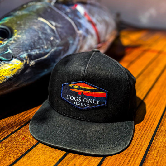 Hogs Only Flat Brim hat